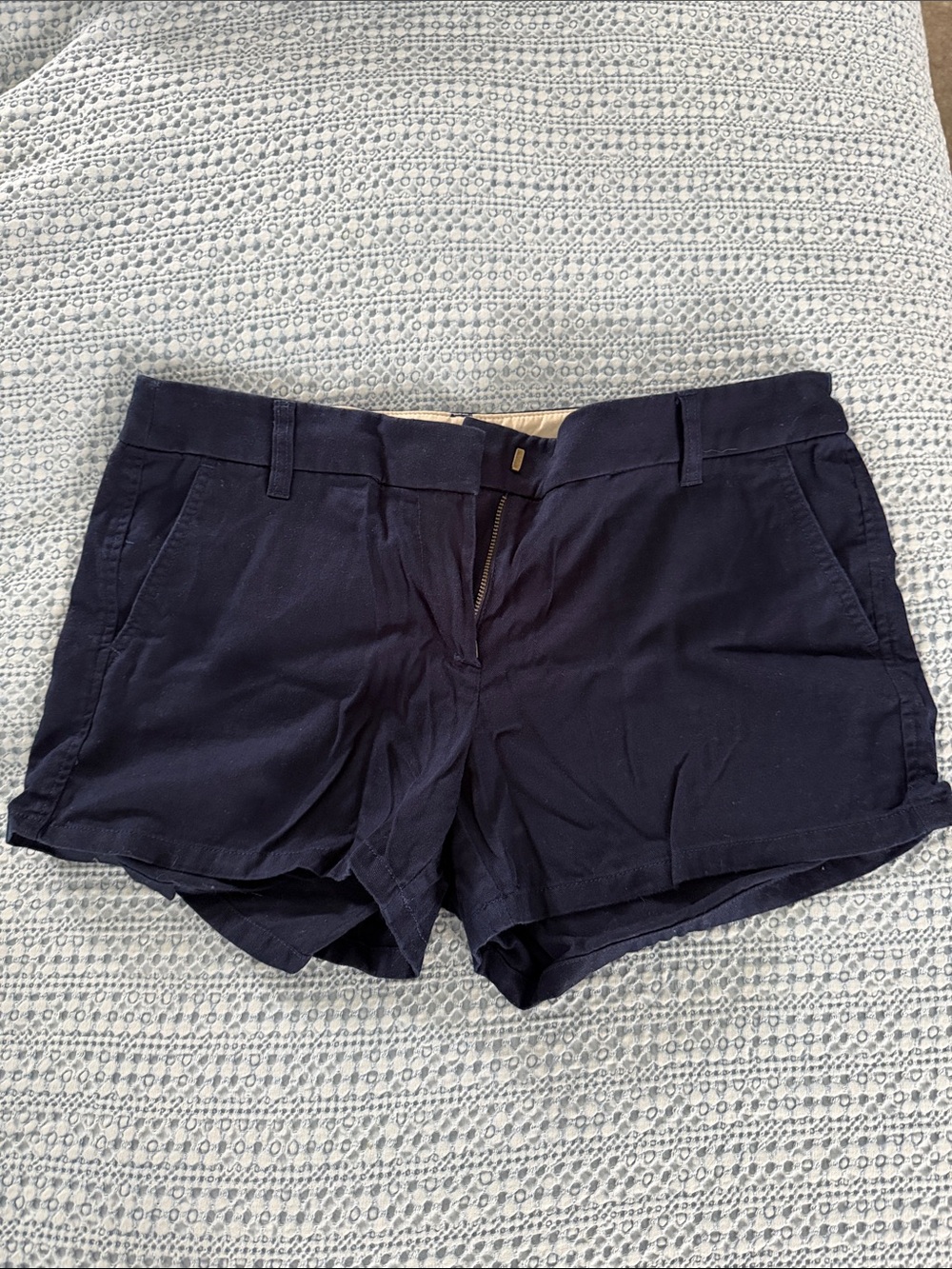 J. Crew Navy Chino Shorts